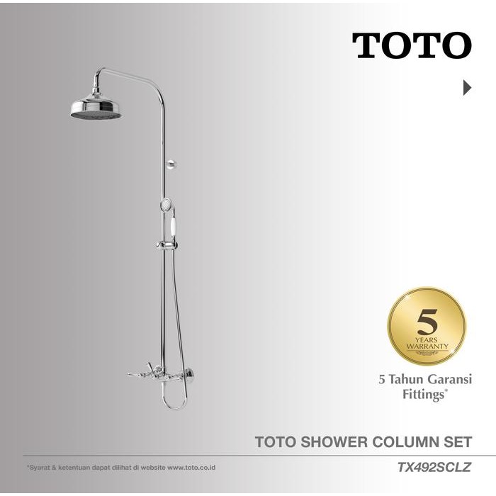 TOTO Shower Column TX492SCLZ | Shower Column - Shower Tiang