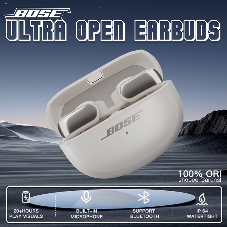 [Flash Sale] Bose Ultra Open Earbuds Open TWS Bluetooth Earphone Garansi 1 tahun Headset Bluetooth N