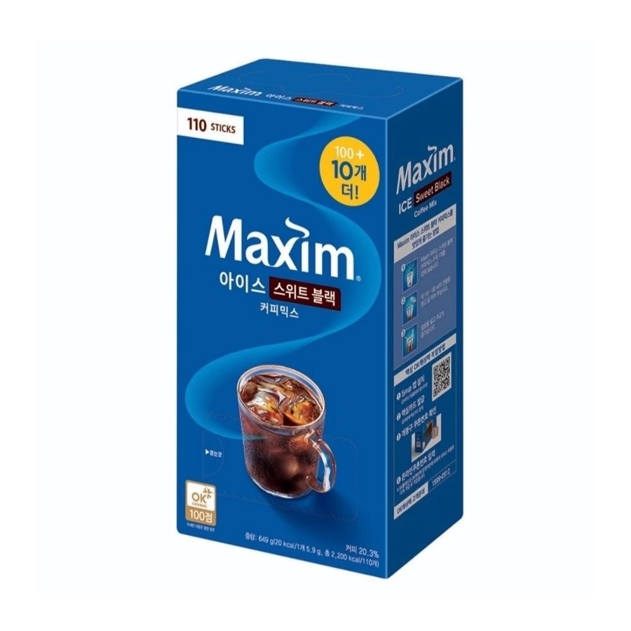 

[10 Sachet] Maxim Ice Sweet Black Coffee Kopi Korea 10T Korea Kopi Sachet Premium