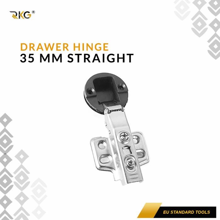 RKG Engsel Sendok Kaca Slowmotion Soft Close Hidrolik 35 Mm