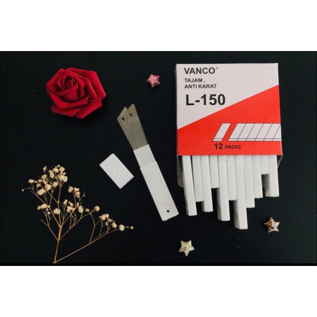 

*AJS* ISI CUTTER BESAR VANCO L-150 (1 PACK ISI 5 PISAU)