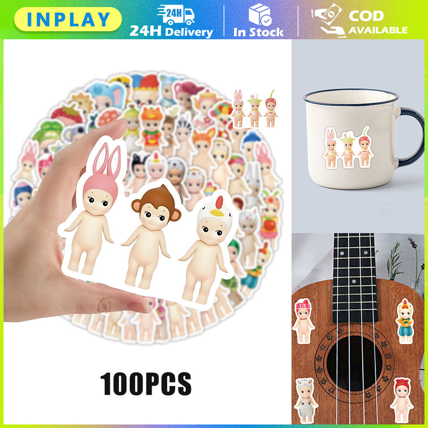 

100 Stiker Lucu Sonny Angel Tahan Air / Hiasan Kreatif untuk Laptop, DIY Planner, Buku Harian & Kerajinan Tangan