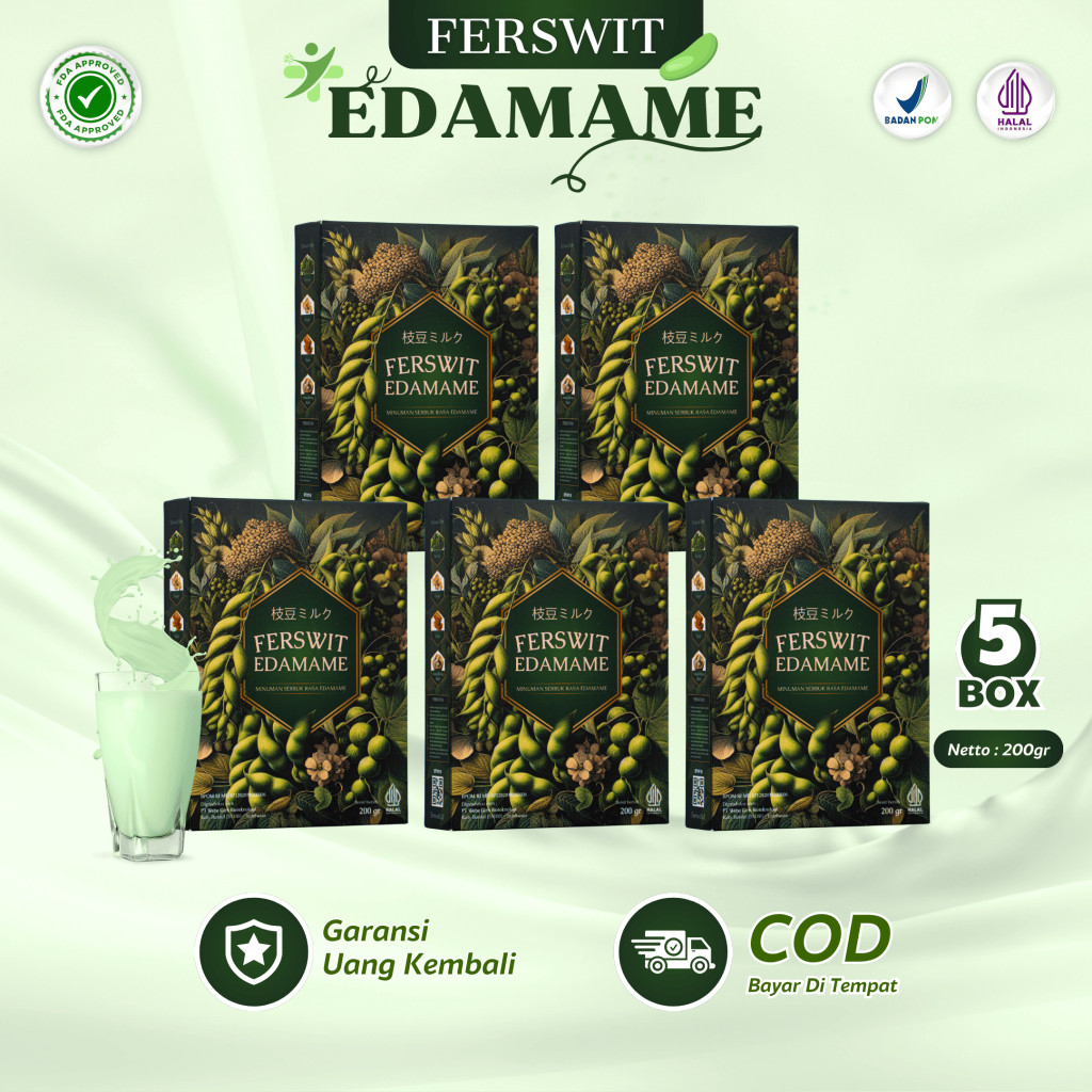 

Ferswit Susu Edamame Jepang Premium No 1 di Indonesia 100% Original 5 Box