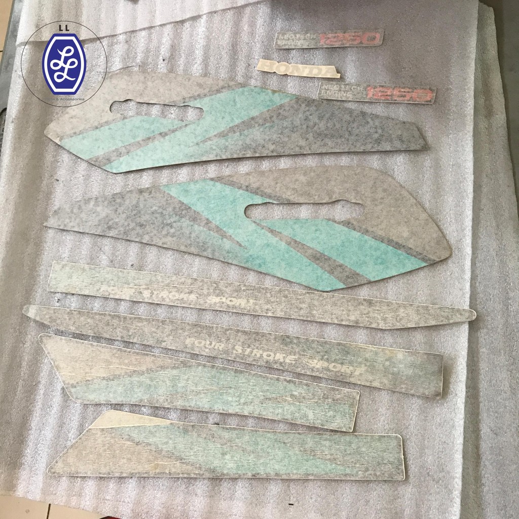 STICKER/STRIPING HONDA GL MAX 96/GL PRO 97/MERAH/HIJAU