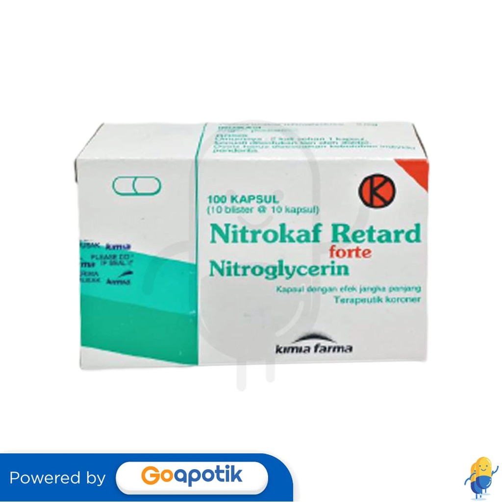 Nitrokaf Retard Forte Box 100 Kapsul