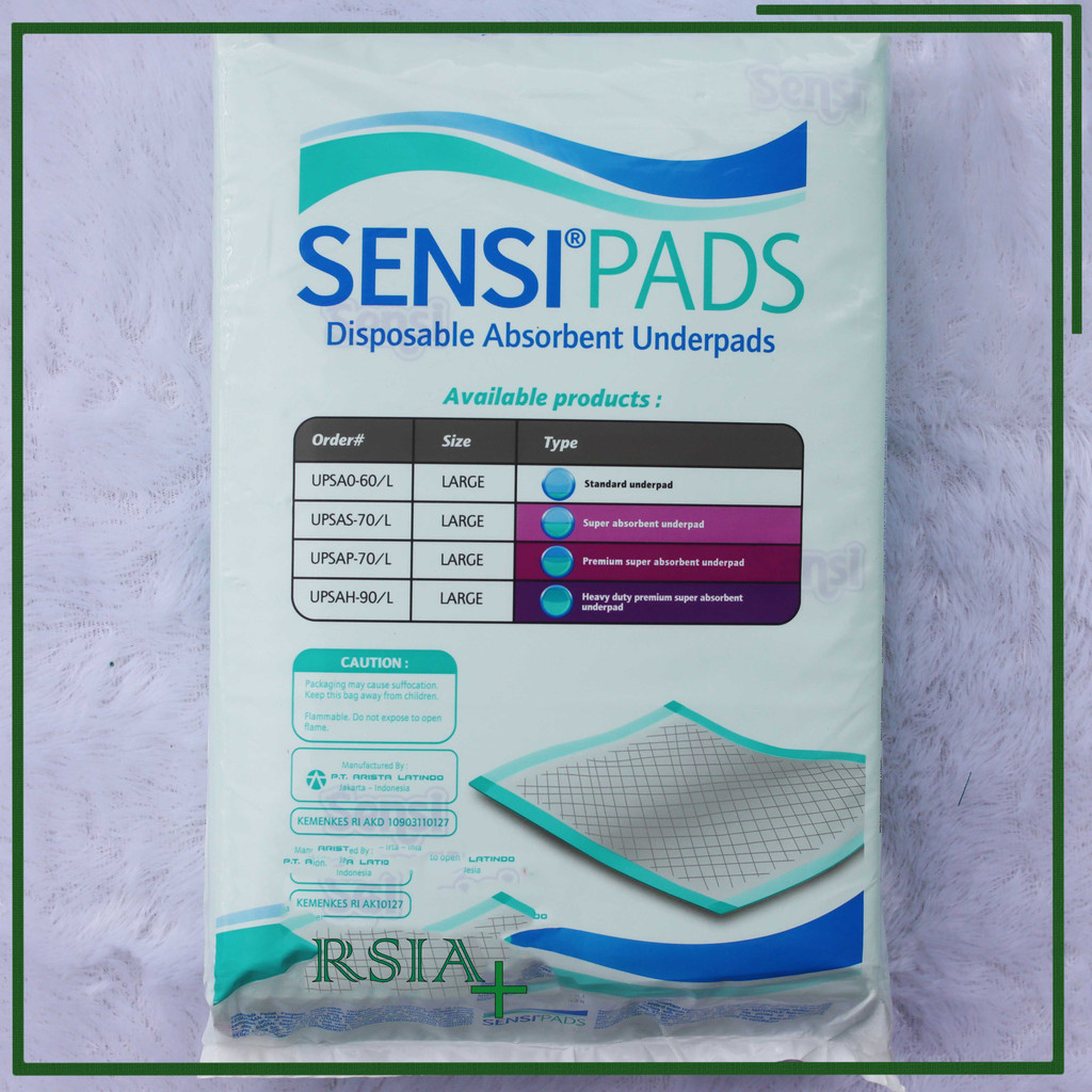Underpad Dewasa Sensi Underpad Perlak Pasien Underpad Kucing Underpad Anjing RSIA