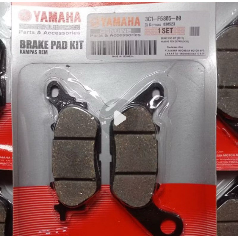 Kampas rem depan yamaha jupiter mio -3c1 (harga per 5 pcs)