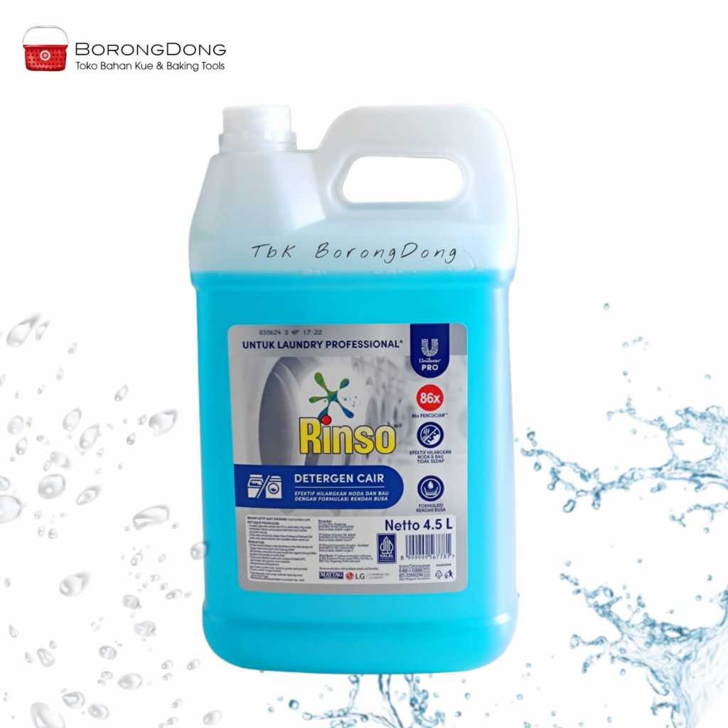 Rinso Matic Detergen Cair 4.5 L / 100% Original Produk Unilever Professional / Deterjen Laundry