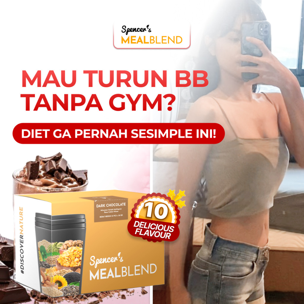 

Spencer's MealBlend - Meal Replacement Bantu Lengkapi Nutrisi dan Defisit Kalori
