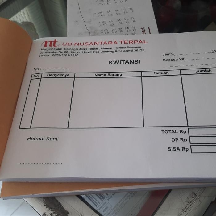 

AHHA CETAK NOTA 2 PLY SATUAN FREE DESIGN
