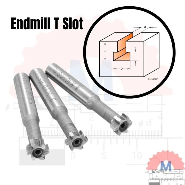 

Tslot cutter endmill T Slot HSS 10mm - 10mmx3mm Sale