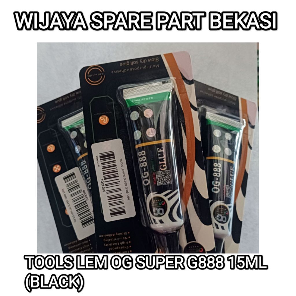 

TOOLS LEM OG SUPER G888 15ML/ LEM LCD/LEM TOUCHSCREEN/LEM BACKDOOR/LEM HITAM
