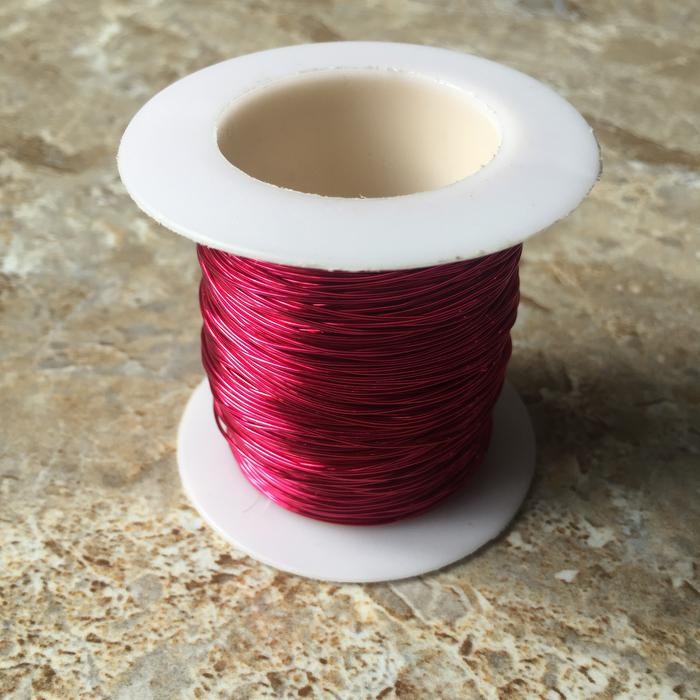 Kawat Tembaga 0.6 mm Warna Pink (Merah Muda) PRO-X - Artistic Wire