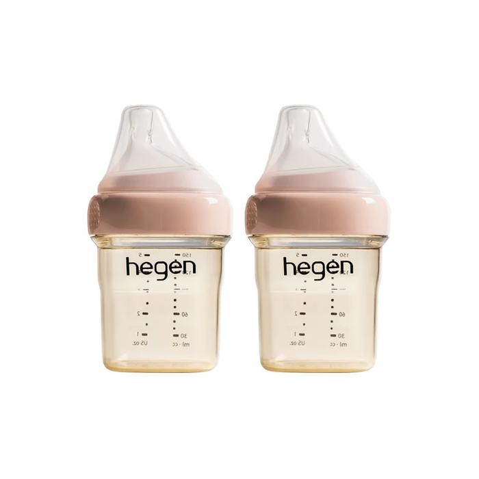 Hegen Feeding Bottle isi 2pcs 150ML 240ML 330ML / Botol Susu Bayi Baby Newborn - 150ML white