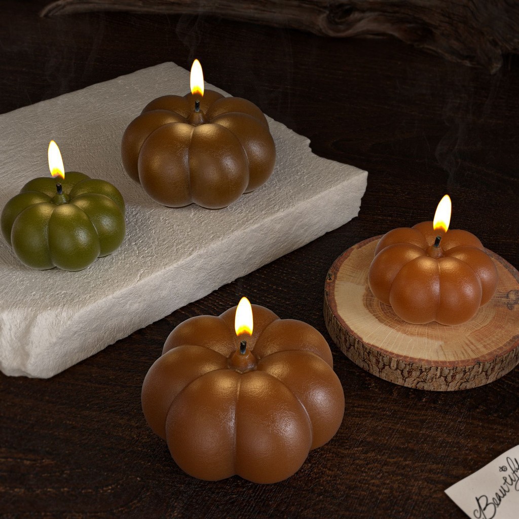 

Pumpkin Silicone Mold Silicone Candlestick Tealight Candle Holder Molds For Halloween Resin Mould Crafts Party Home Decor