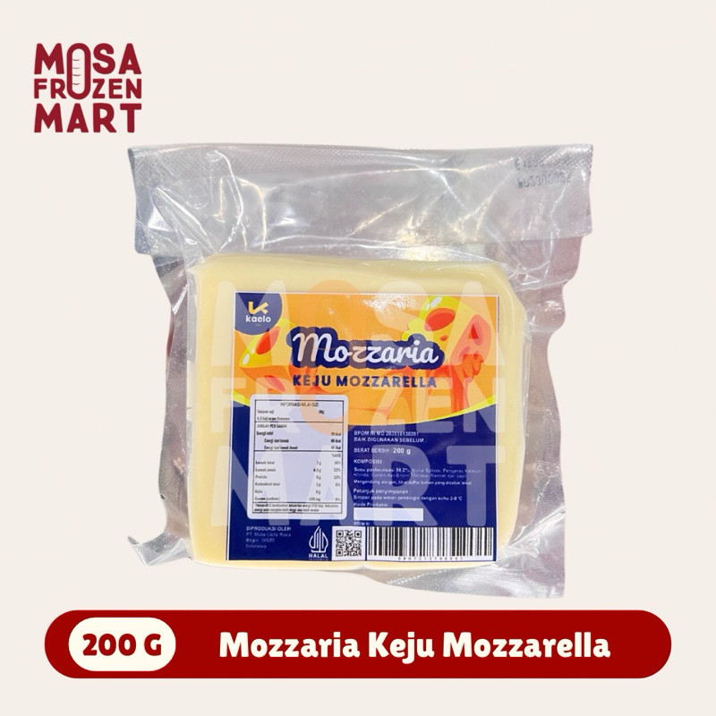 

Mozzaria Keju Mozzarella 200 Gr