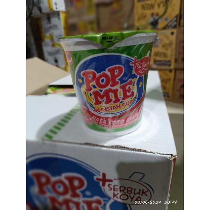 

Pop Mie Soto Ayam -Mi Instan Cup-