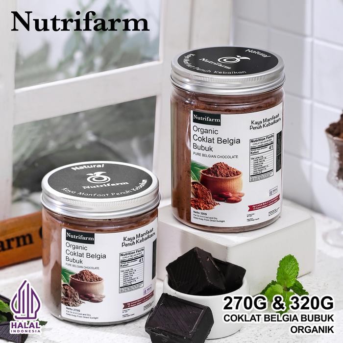 

NUTRIFARM DARK CHOCOLATE POWDER 320G /COKLAT BUBUK