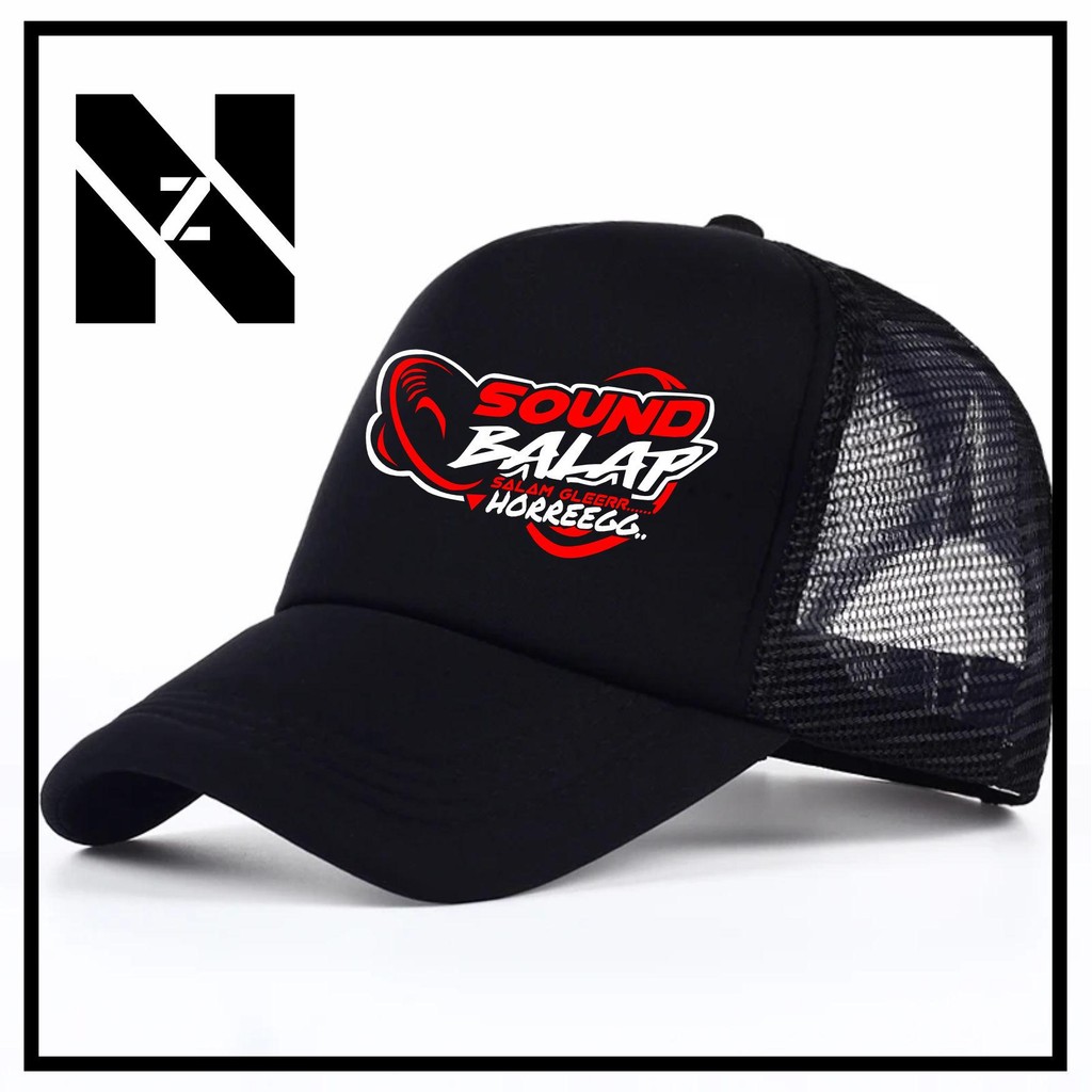 TOPI SOUND BALAP HOREGG / TOPI JARING SOUND BALAP HOREGG / TOPI TRUCKER SOUND BALAP HOREGG SABLON DT