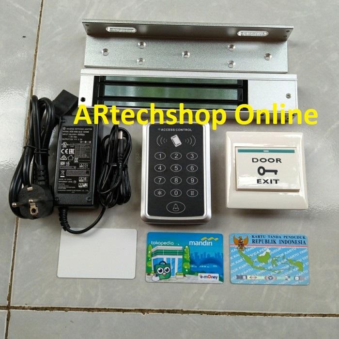 

paket access pintu Rfid + tombol exit pintu lengkap