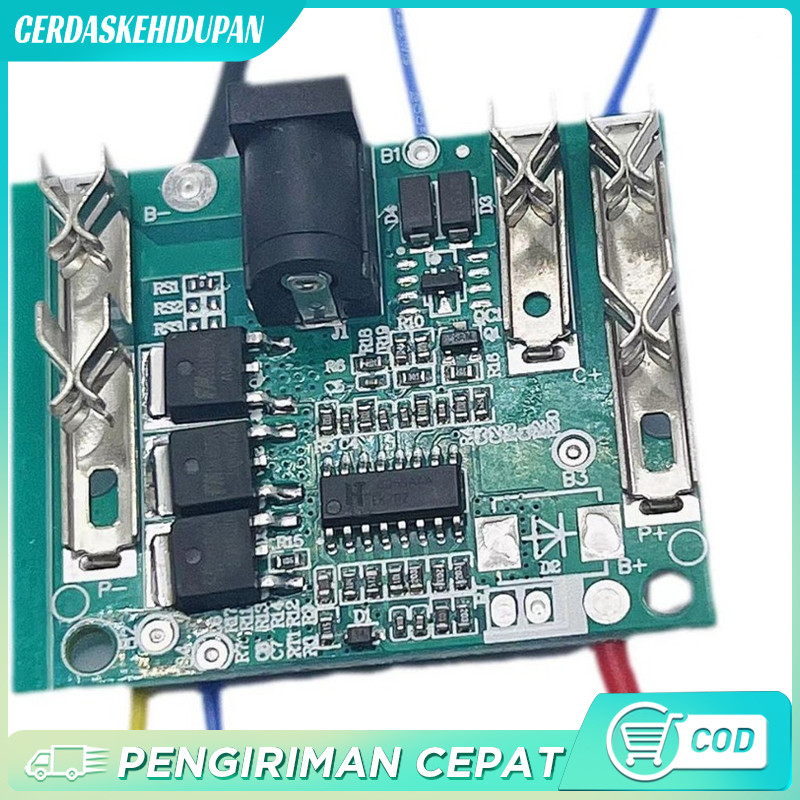 Modul Bms 5s Papan Perlindungan Baterai Board 21V 20A / Pelindung Circuit Board Baterai Lithium