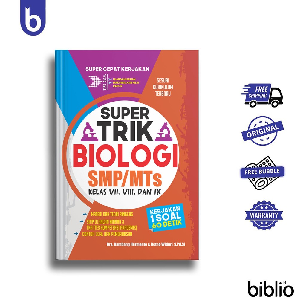 Buku Super Trik Biologi SMP/MTs - Kelas VII, VIII & IX