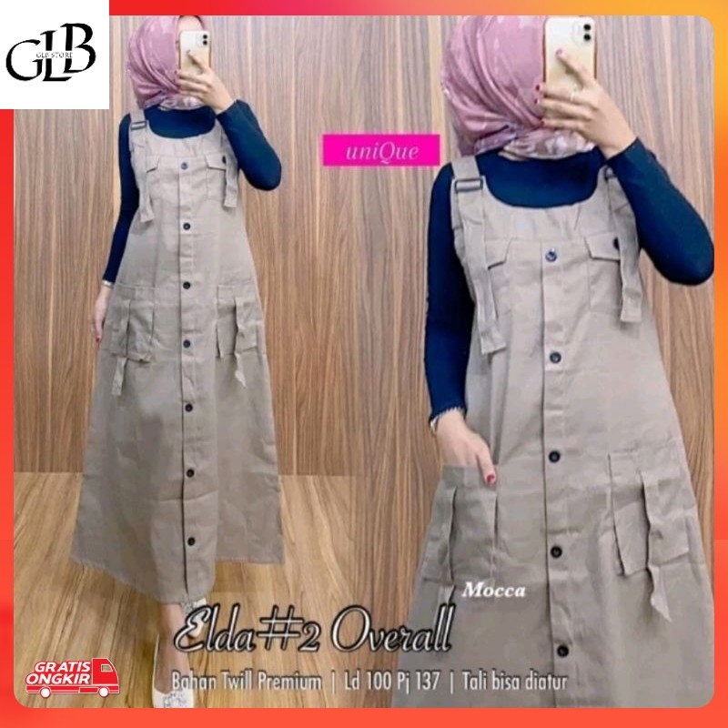 Macam baju Terkini / OVERALL WANITA KATUN TWILL PREMIUM // OVERALL WANITA //OVERALL DRESS