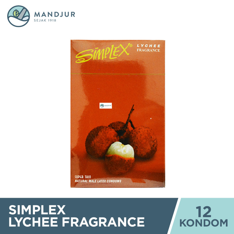 Kondom Simplex Lychee Fragrance - Isi 12