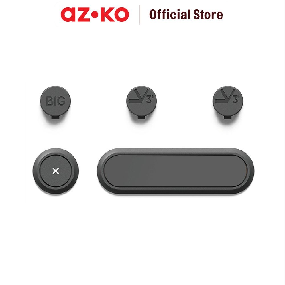 AZKO Hypersonic Set Organizer Kabel Magnetik - Hitam Magnetic Cable Clips Cable Organizer Mini Akses