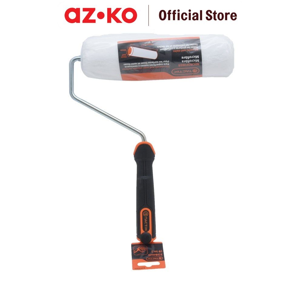 AZKO Tactix Set Rol Cat Microfiber 22.8 cm Paint Roller Gulungan Cat Bulu Kuas Rol Kuas Cat Rol Gulu