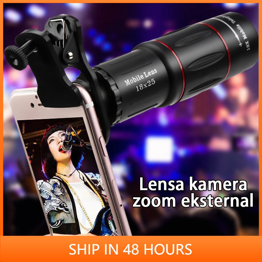 High-quality Teleskop lensa zoom hp Lensa telephoto Teleskop zoom 18X Dengan Klip Untuk Kamera hp le