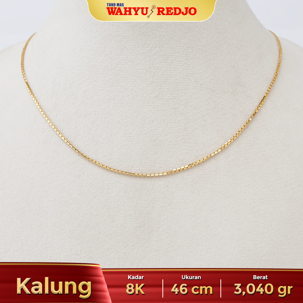 KALUNG POLOS EMAS 8K WAHYU REDJO NONPAMERAN