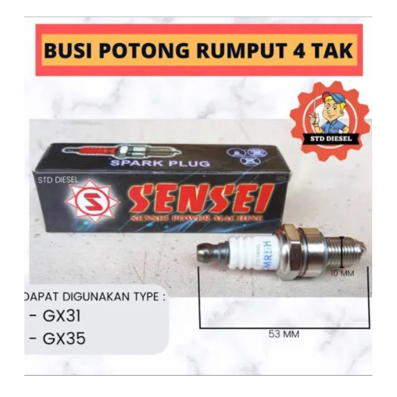 BUSI MESIN POTONG RUMPUT 4Tak gx31 gx35