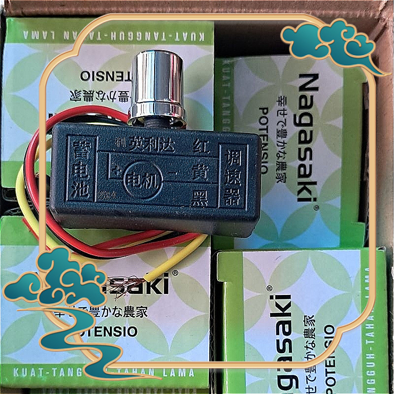 Nagasaki Potensiometer Ori Pengatur Kecepatan Pompa tangki Sprayer Elektrik Potensio Dimmer Voltase