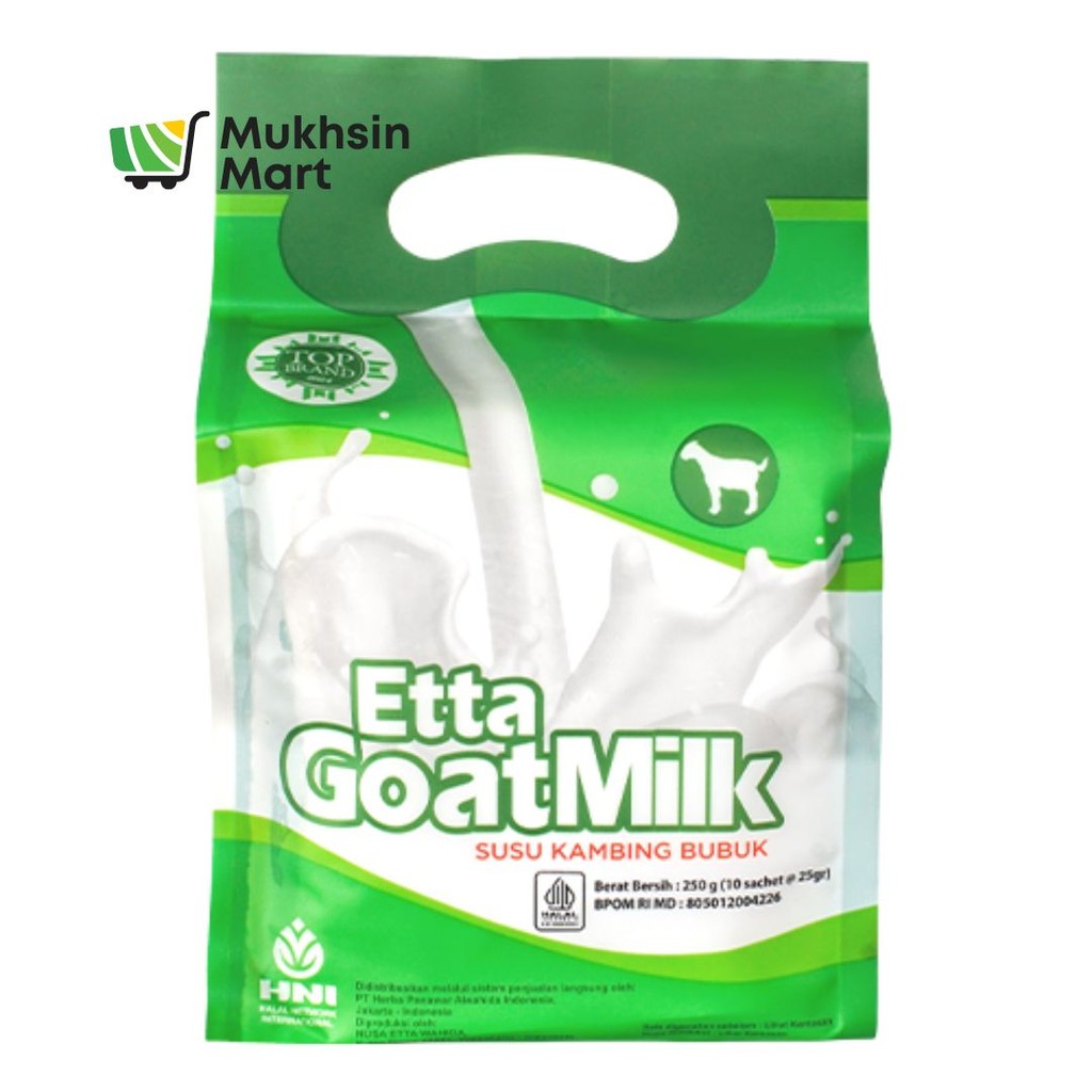 

Etta Goat Milk HNI HPAI Susu Kambing Etawa isi 10 x2 gr