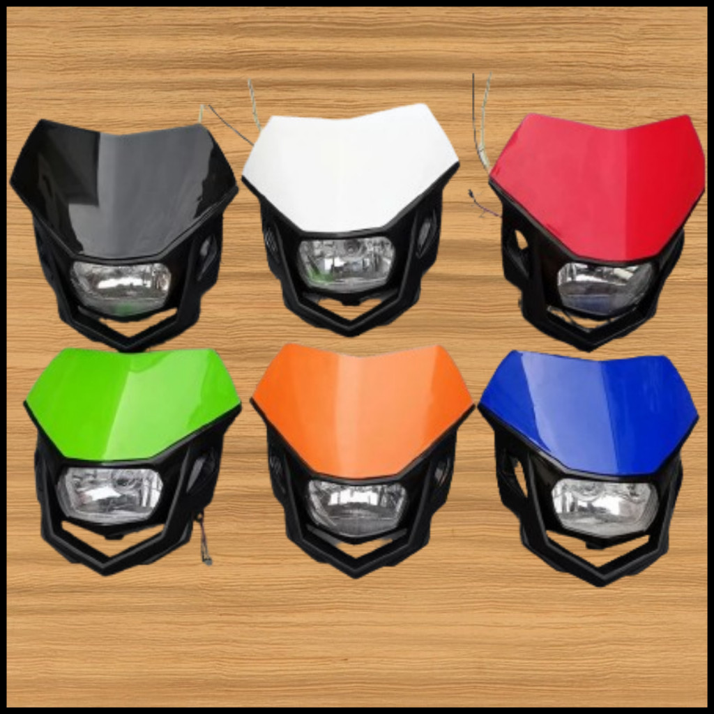 Headlamp Plus Sein Reflektor Lampu Depan Polispot Polisport Klx 150 BF Dtracker