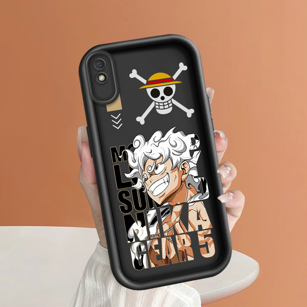 Casing Bajak Laut Luffy Hp For Xiaomi Redmi 9A Phone Case Softcase Soft Kesing Sofcase Cassing Cesin