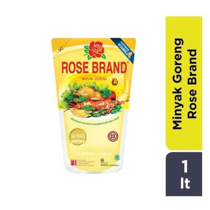 

Minyak Goreng Premium Rose Brand 1 L Refill Rosebrand