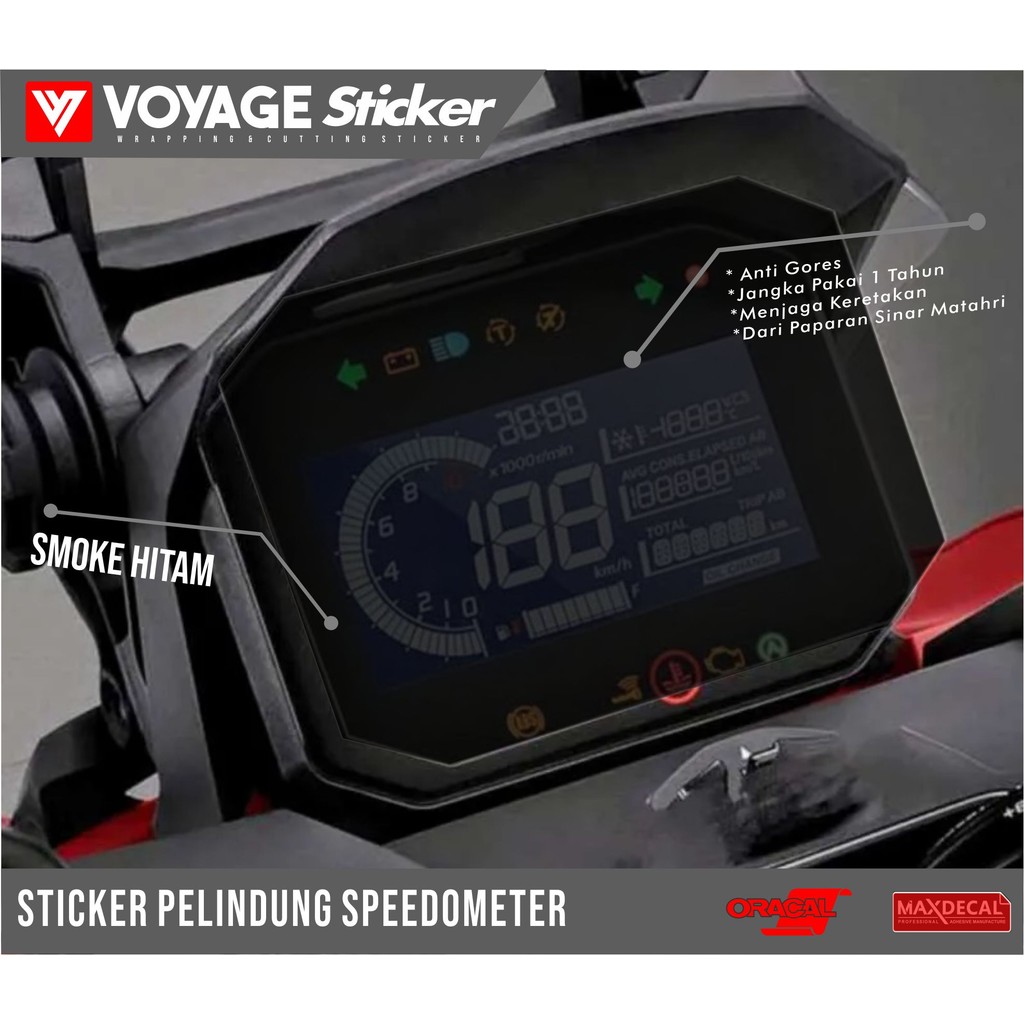 Stiker Pelindung Spido ADV 160 | Stiker antigores ADV 160 | Stiker Pelindung Kaca Spido ADV 160