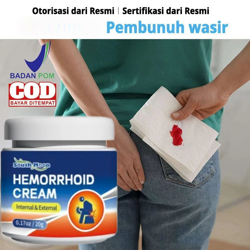 Obat wasir Salep wasir Salep ambeien paling ampuh 20g Ekstrak herbal untuk menghilangkan ambeien Was