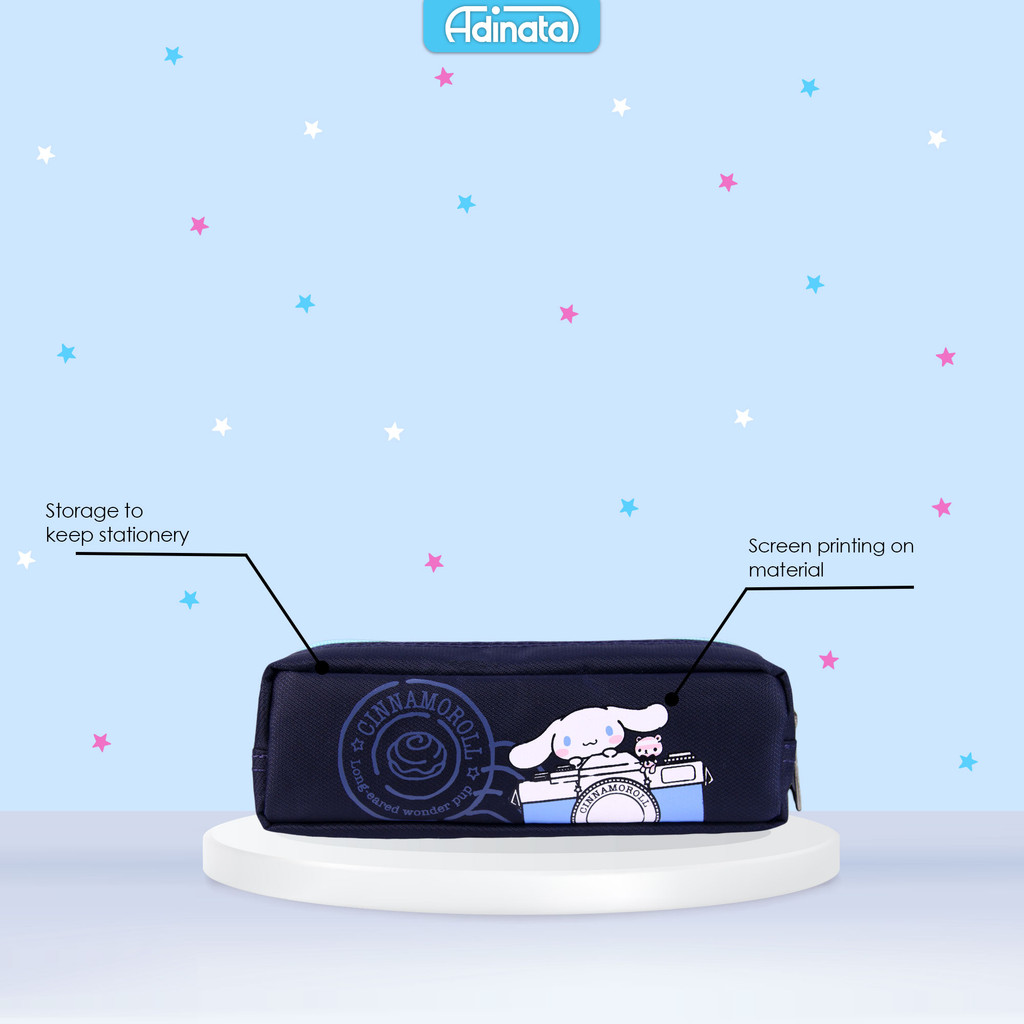 

Cinnamoroll Paris Single Soft Pen case 2417-0504 Adinata / Tempat Pensil