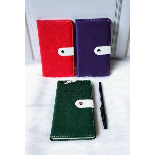 Promo BUKU AGENDA KANCING SEDANG / NOTEBOOK KANCING SEDANG BUKU AGENDA / BUKU CATATAN By Nayyara Hou