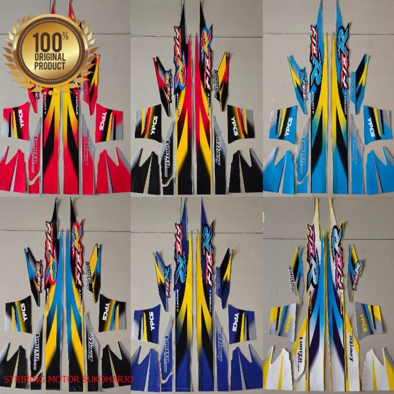 (ORI) striping yamaha fizr fiz r f1 zr sporty dual tone limited edition kualitas original