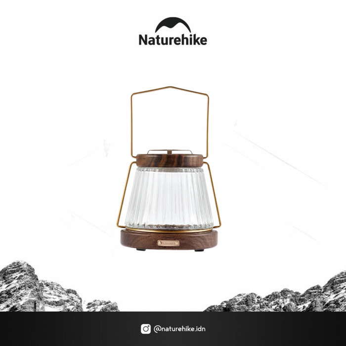 Naturehike Lampu Camping Vintage Lilin CNH22DQ018 Candle Light Glass Cover