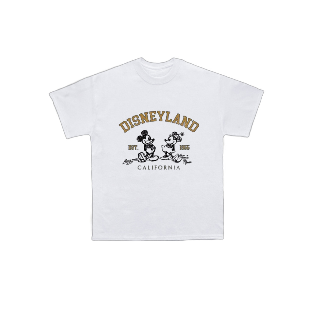 KAOS T-SHIRT DISN*YLAND FUNNY  PARODY PRIA WANITA UNISEX COTTON COMBED 24S REGULAR FIT