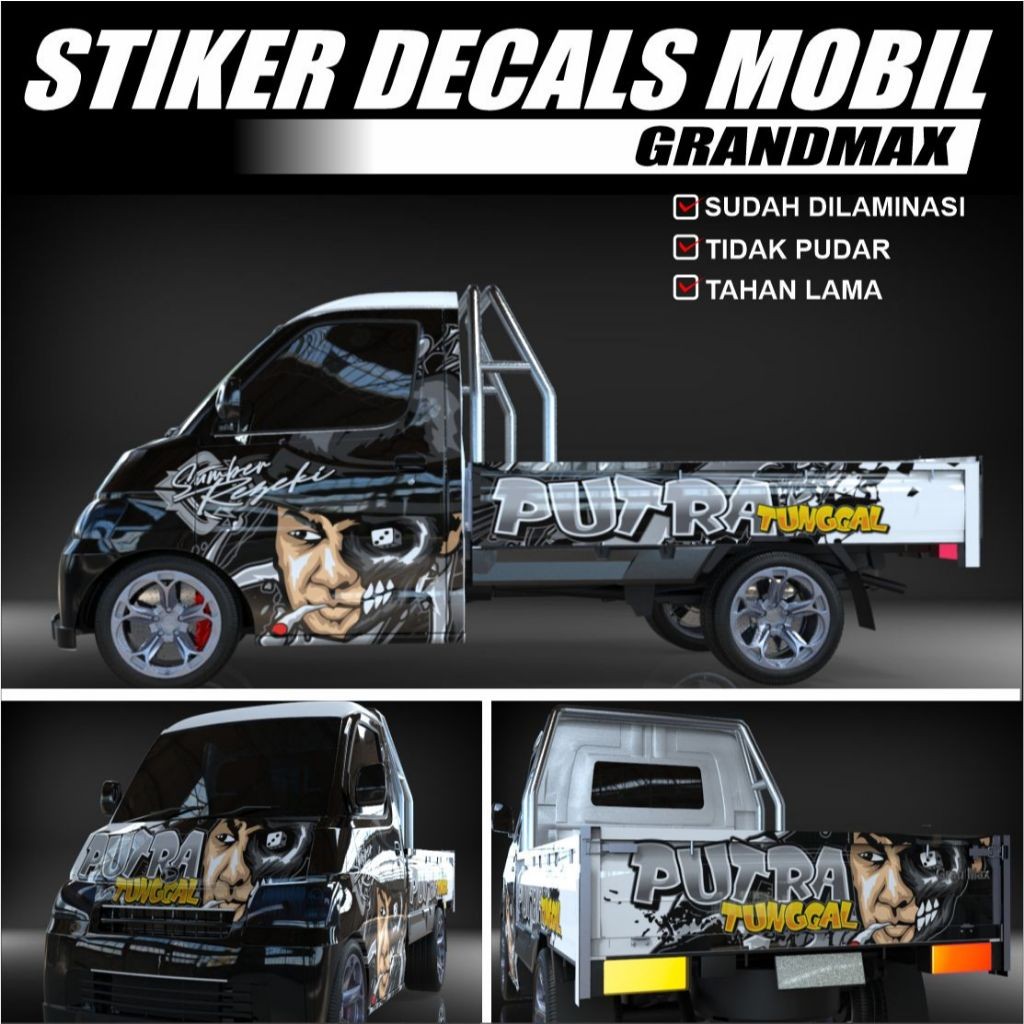 Decal Sticker Daihatsu Grand Max Pickup Full Body (BEBAS REQUEST)