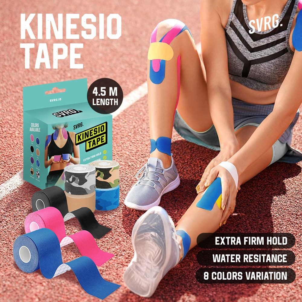 SVRG. Kinesio Tape - Wrist Tape - Sport Tape - Kinesiology Tape - Perban Kinesio