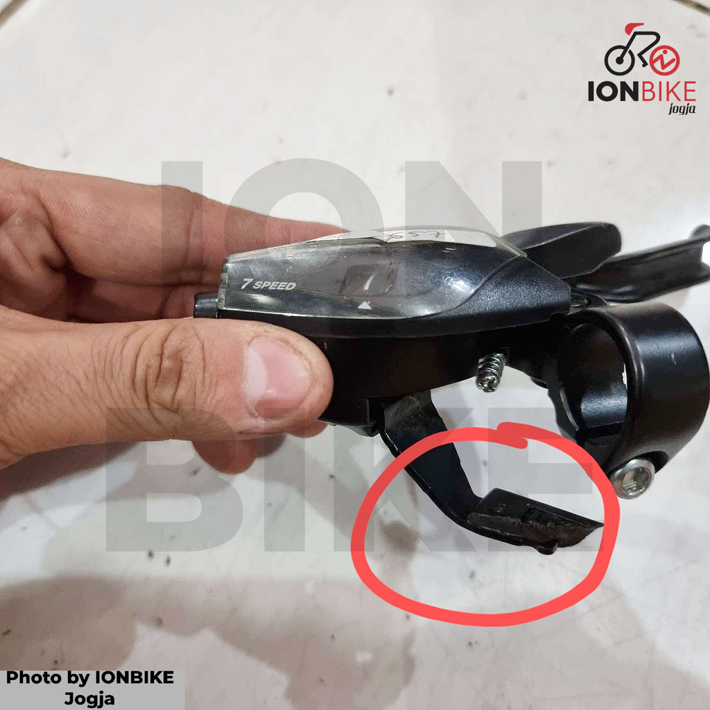 BARANG COPOTAN - Shifter Kanan Shimano STEF51 7 Speed Kode 1657 Minus Tuas Ngelupas Sepeda MTB Gunun