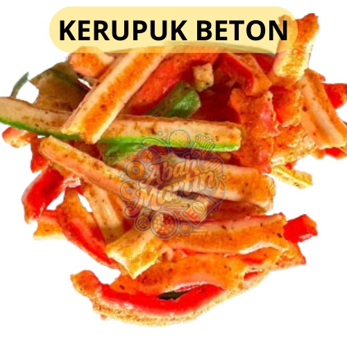 

AM KERUPUK BETON PEDAS DAUN JERUK 100gr Kerupuk Seblak Beton Pedas Kerupuk Beton Mix Kerupuk Bantet