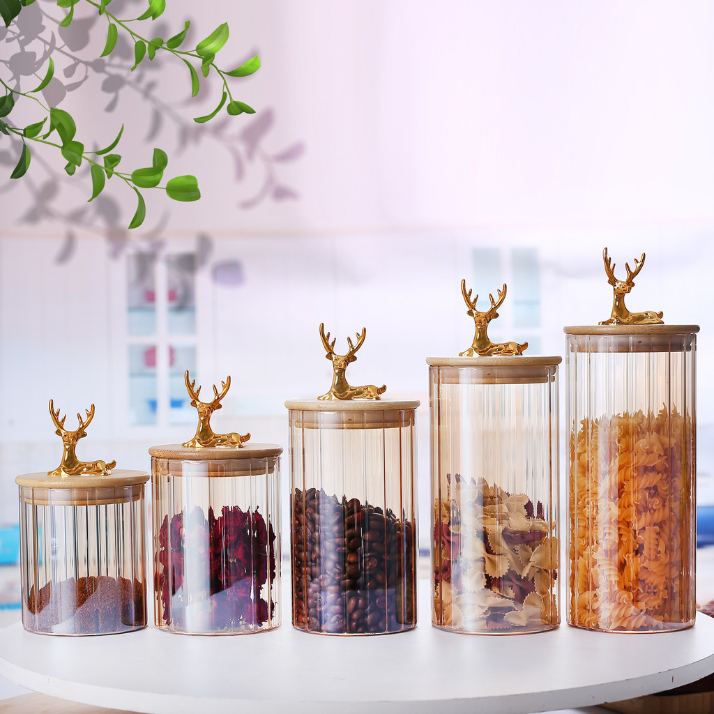 Toples Lebaran Kaca Tempat Penyimpanan Snack Mewah / Toples Kue Mewah / Toples Makanan Serbaguna
